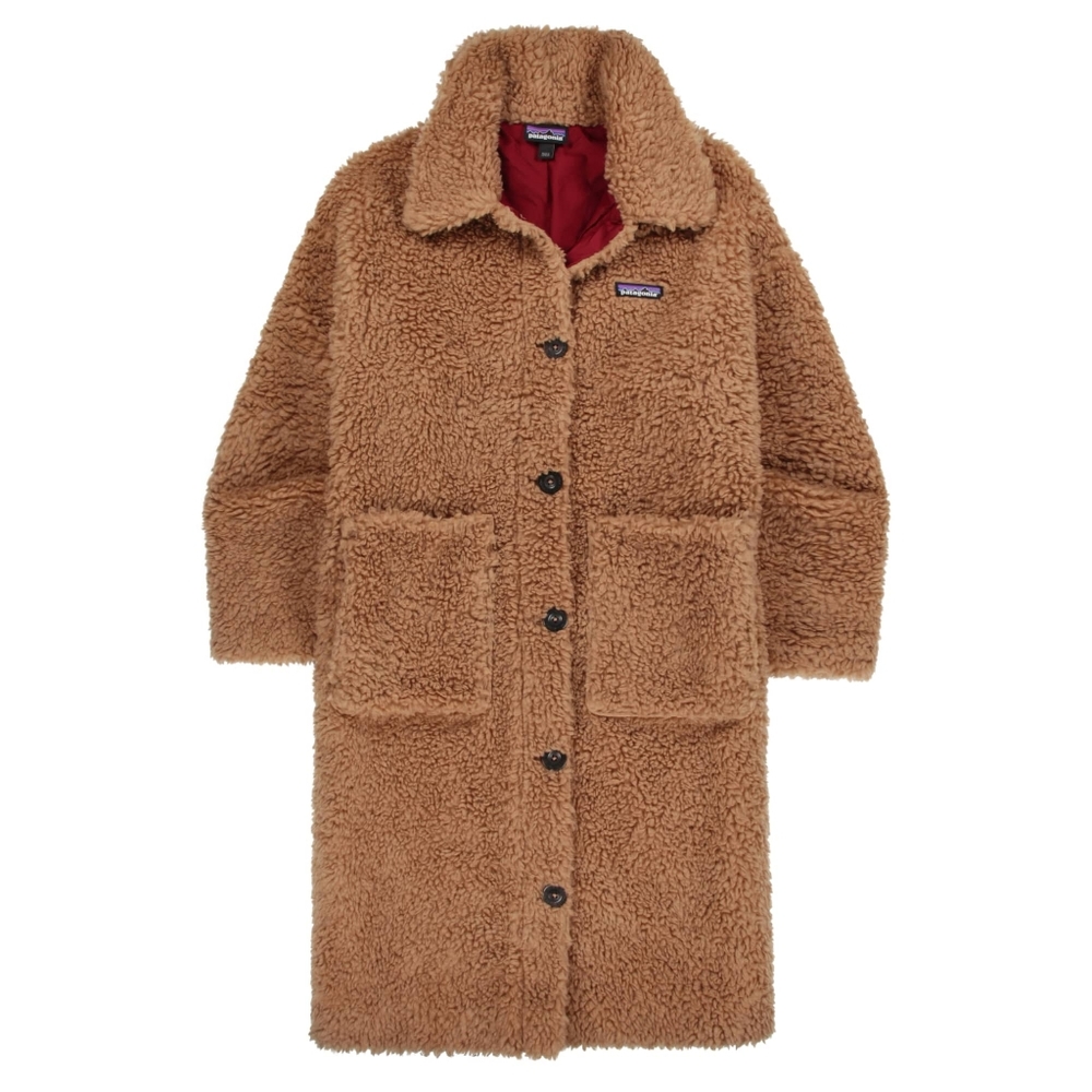 Women's Recycled High Pile Fleece Coat